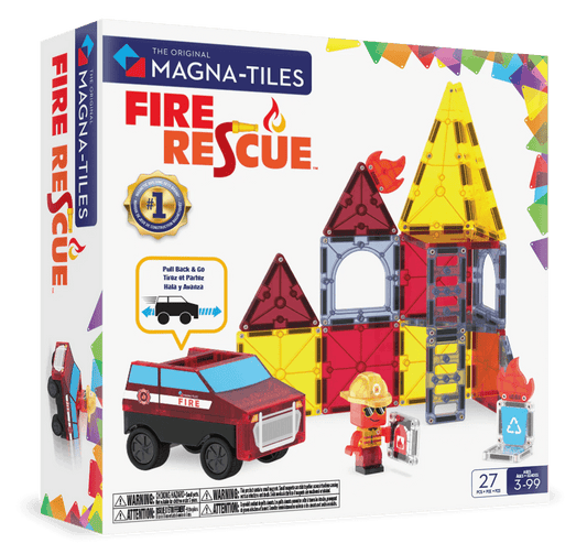 Magna - Tiles - Magna - Tiles Fire Rescue 27 - delig Set - Playlaan