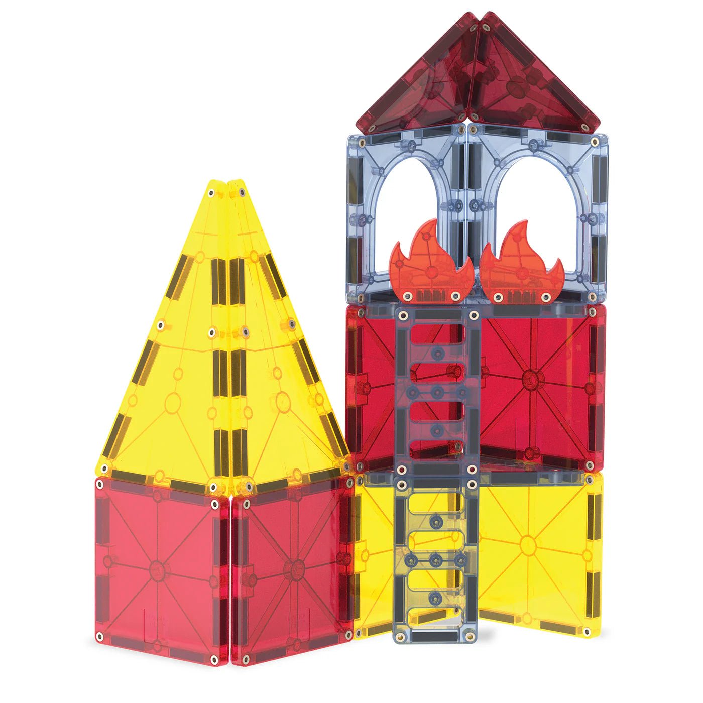 Magna - Tiles - Magna - Tiles Fire Rescue 27 - delig Set - Playlaan