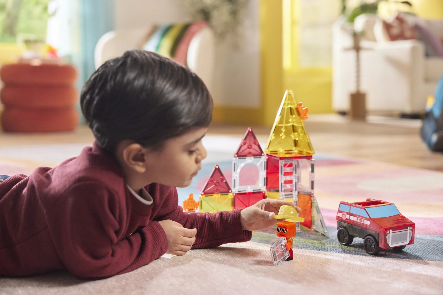 Magna - Tiles - Magna - Tiles Fire Rescue 27 - delig Set - Playlaan