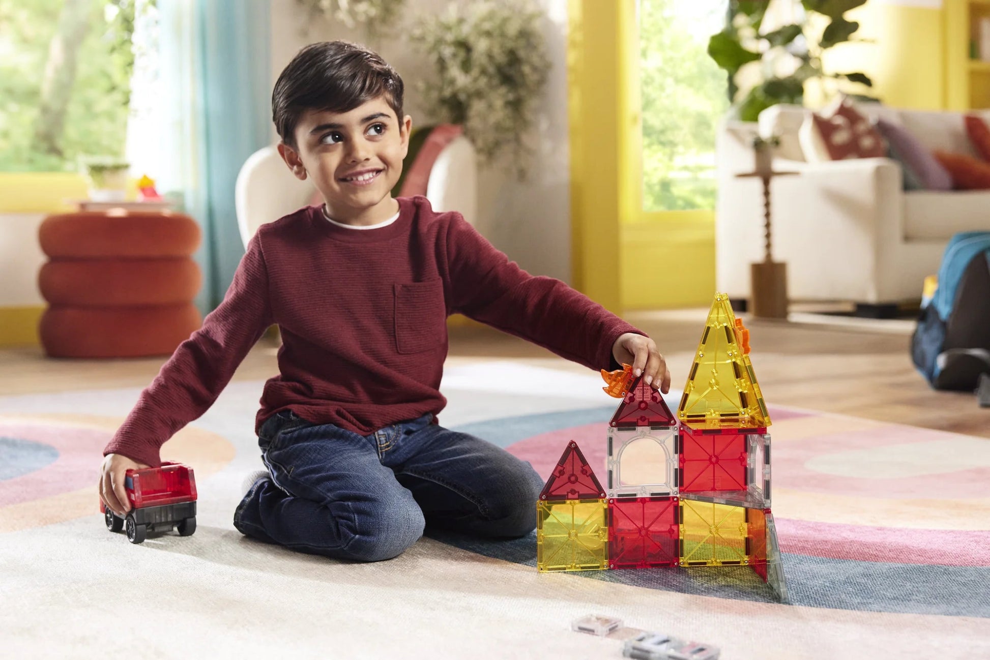Magna - Tiles - Magna - Tiles Fire Rescue 27 - delig Set - Playlaan