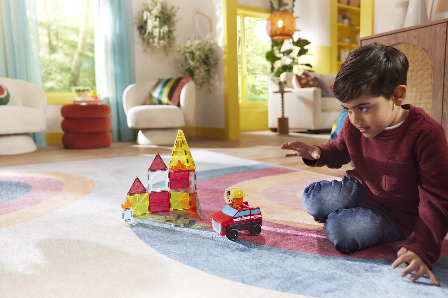 Magna - Tiles - Magna - Tiles Fire Rescue 27 - delig Set - Playlaan