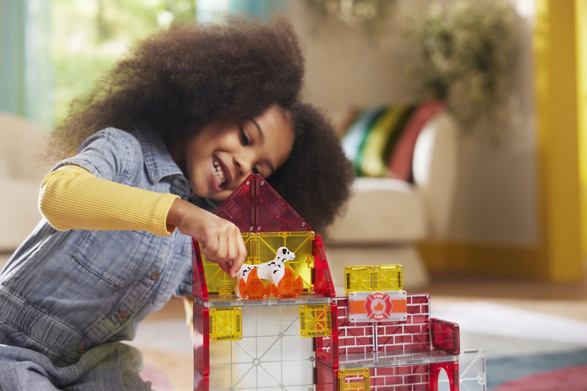 Magna - Tiles - Magna - Tiles - Fire Station 50 - delig set - Playlaan
