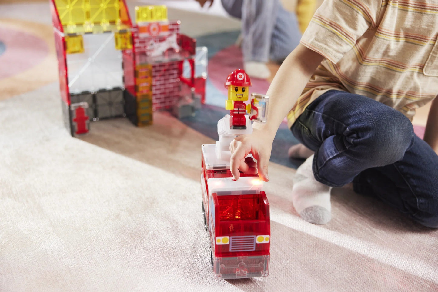 Magna - Tiles - Magna - Tiles - Fire Station 50 - delig set - Playlaan