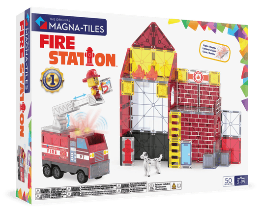 Magna - Tiles - Magna - Tiles - Fire Station 50 - delig set - Playlaan