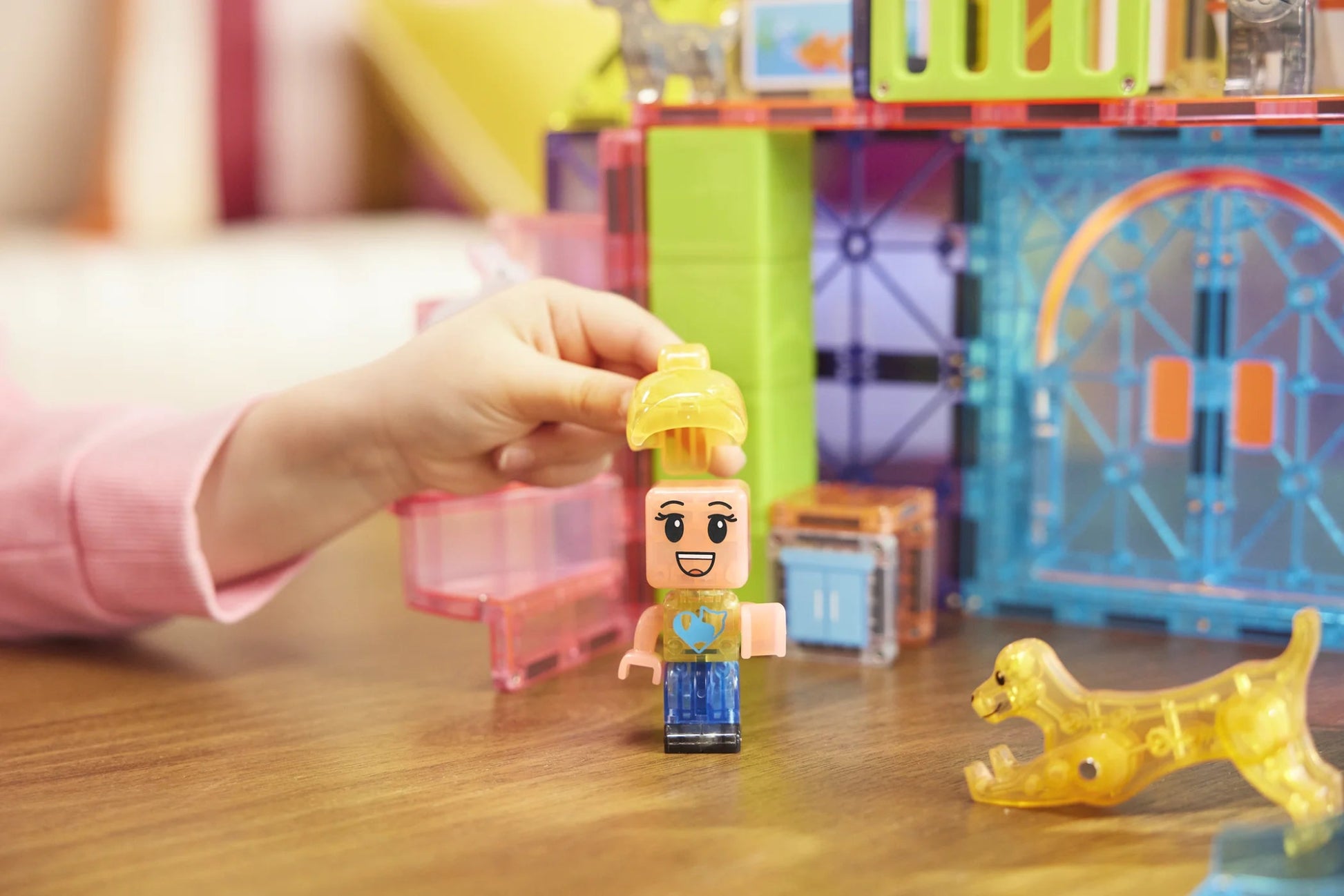 Magna - Tiles - Magna - Tiles Huisdier Speelhuis 50 - delige Set - Playlaan