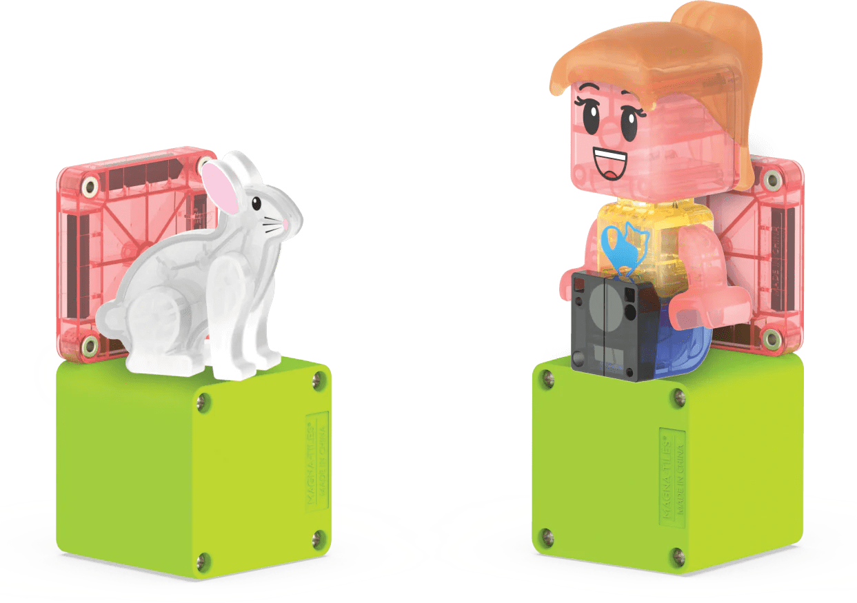 Magna - Tiles - Magna - Tiles Huisdier Speelhuis 50 - delige Set - Playlaan