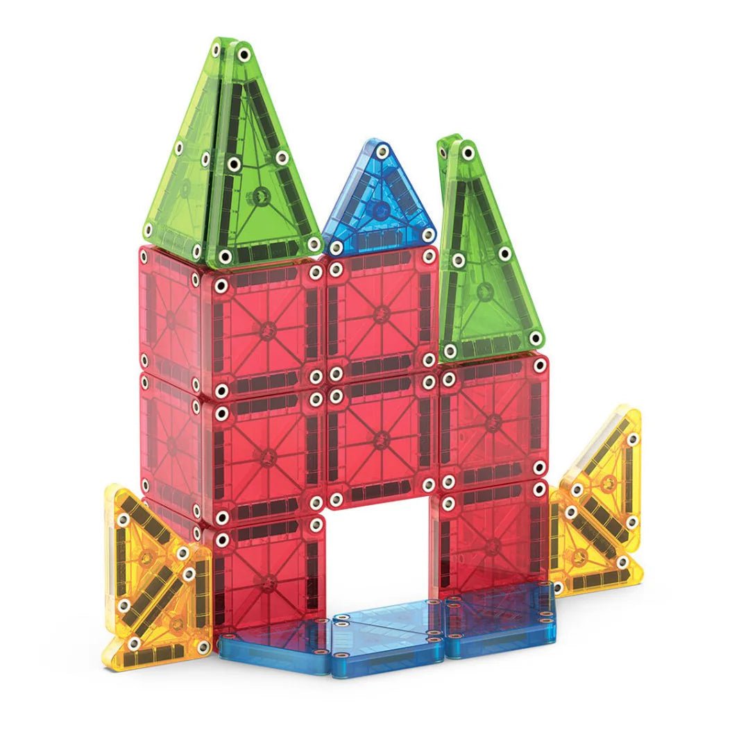 Magna - Tiles - MAGNA - TILES - Micro MAGS Travel Set - 26 stuks in metelen blikje - Playlaan