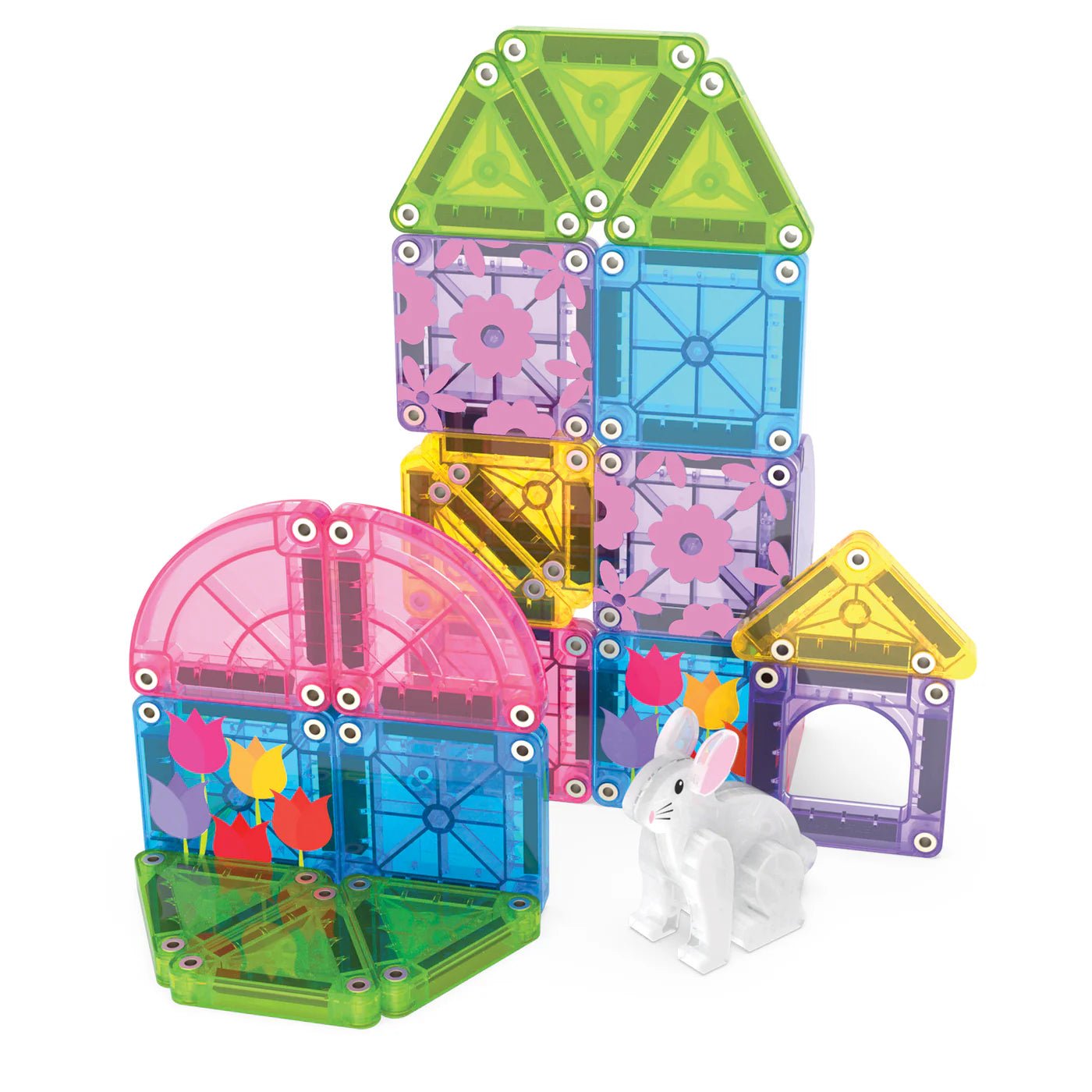 Magna - Tiles - Magna - Tiles Micromags Spring Garden reisset (24 - delig) - Playlaan