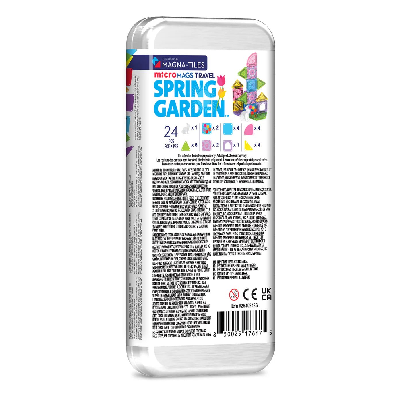 Magna - Tiles - Magna - Tiles Micromags Spring Garden reisset (24 - delig) - Playlaan