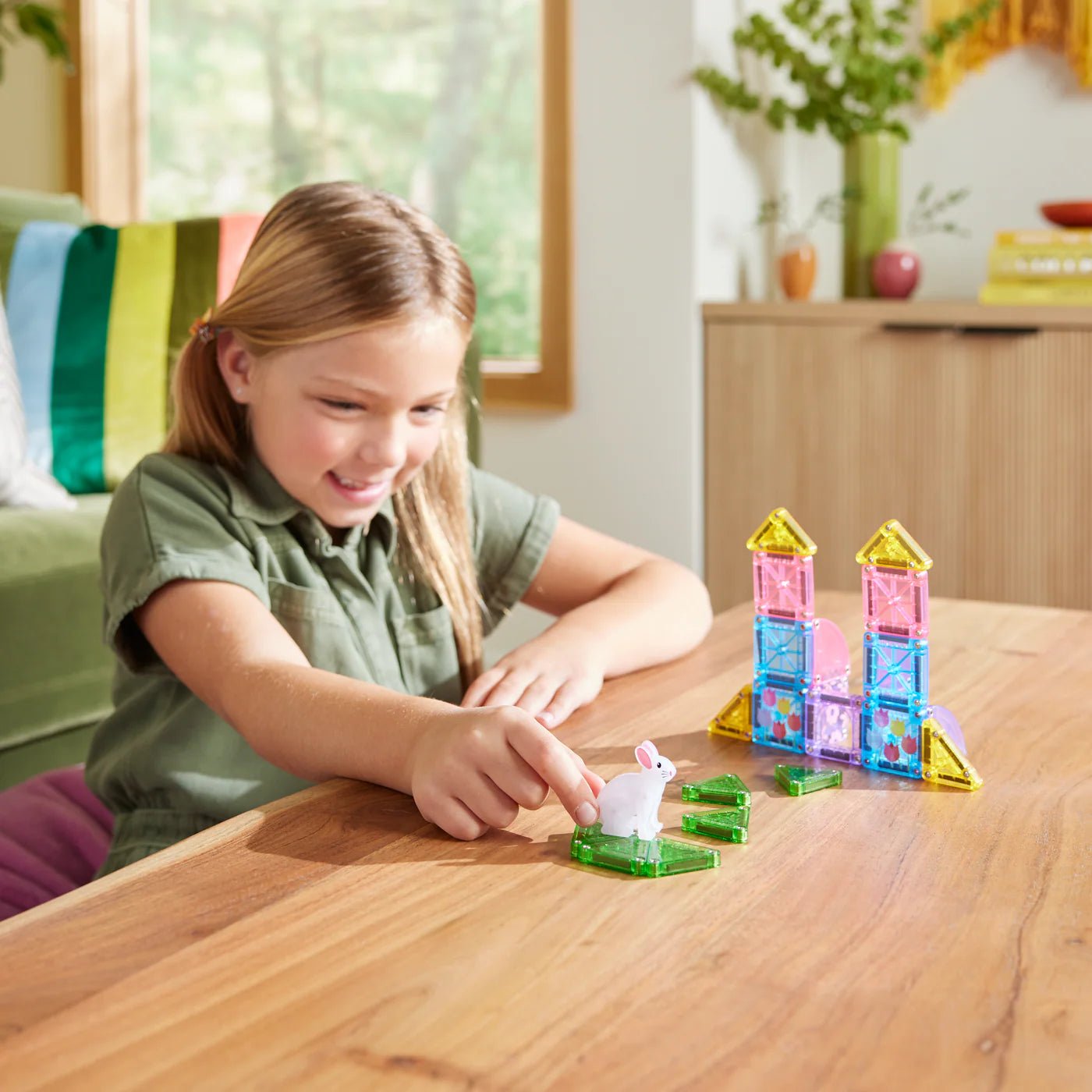 Magna - Tiles - Magna - Tiles Micromags Spring Garden reisset (24 - delig) - Playlaan