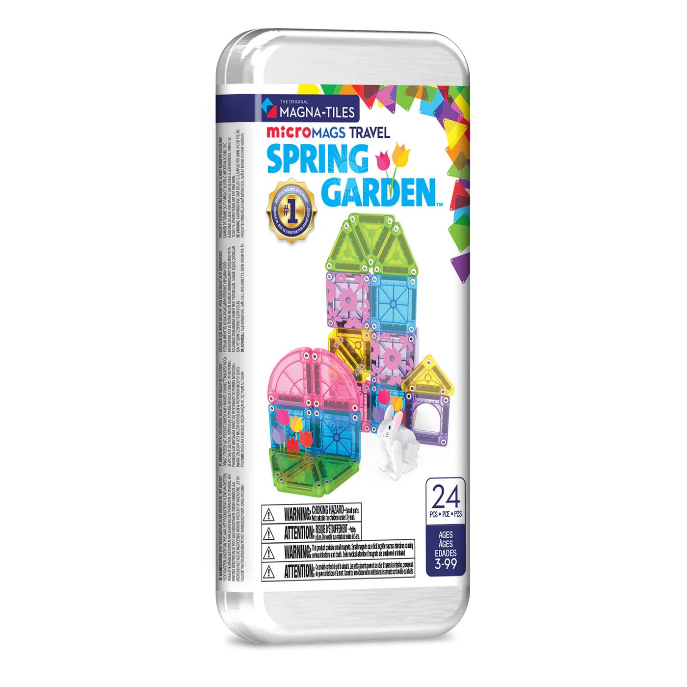 Magna - Tiles - Magna - Tiles Micromags Spring Garden reisset (24 - delig) - Playlaan