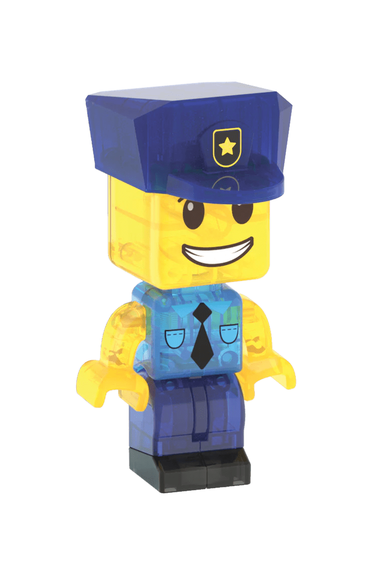 Magna - Tiles - Magna - Tiles Police Station 35 - Piece Set - Playlaan