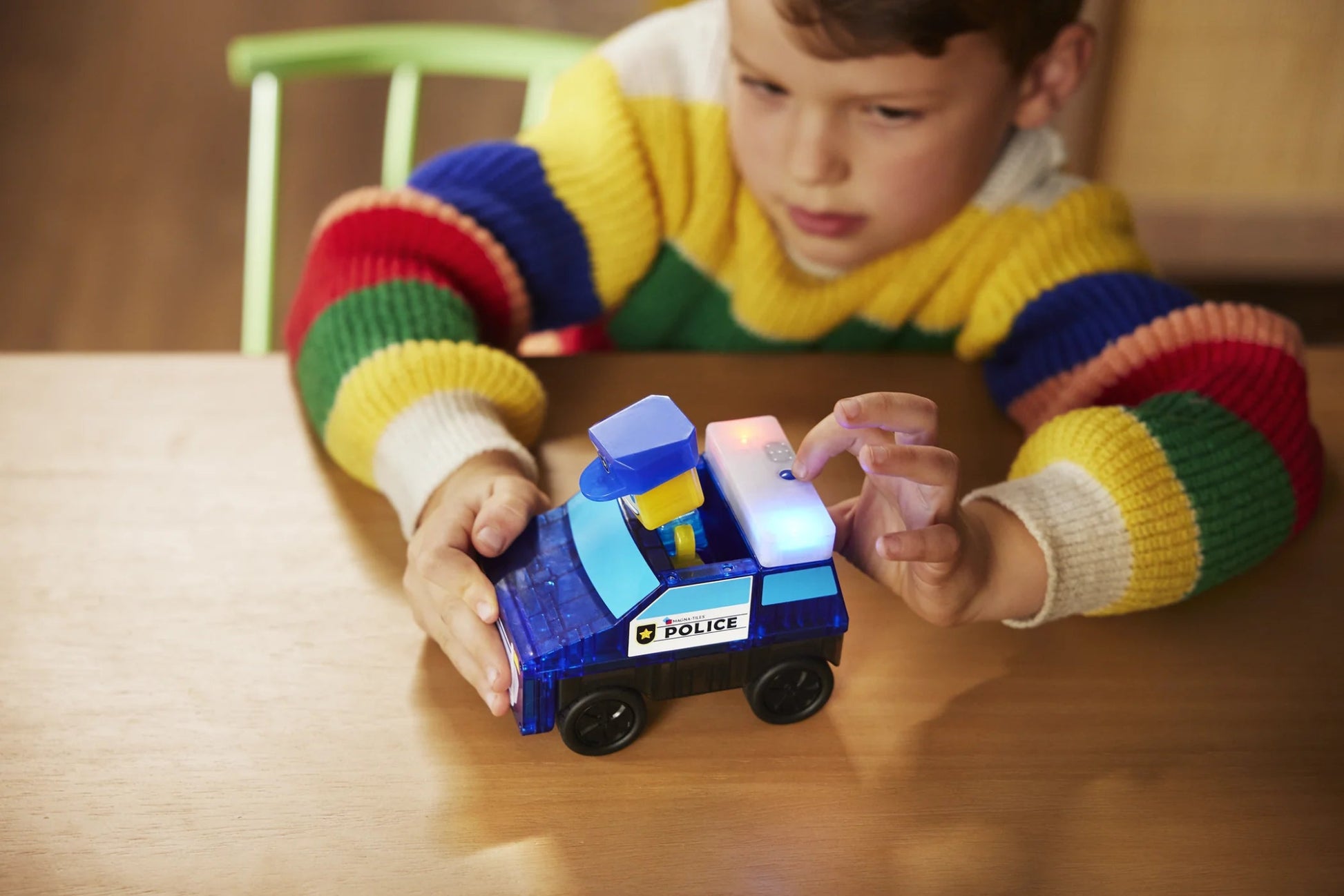 Magna - Tiles - Magna - Tiles Police Station 35 - Piece Set - Playlaan