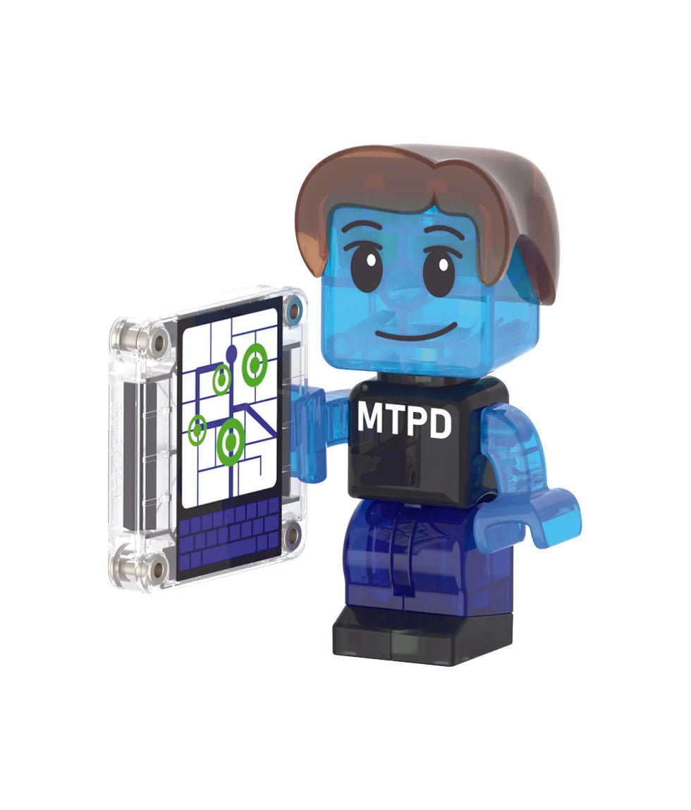 Magna - Tiles - Magna - Tiles Police Station 35 - Piece Set - Playlaan