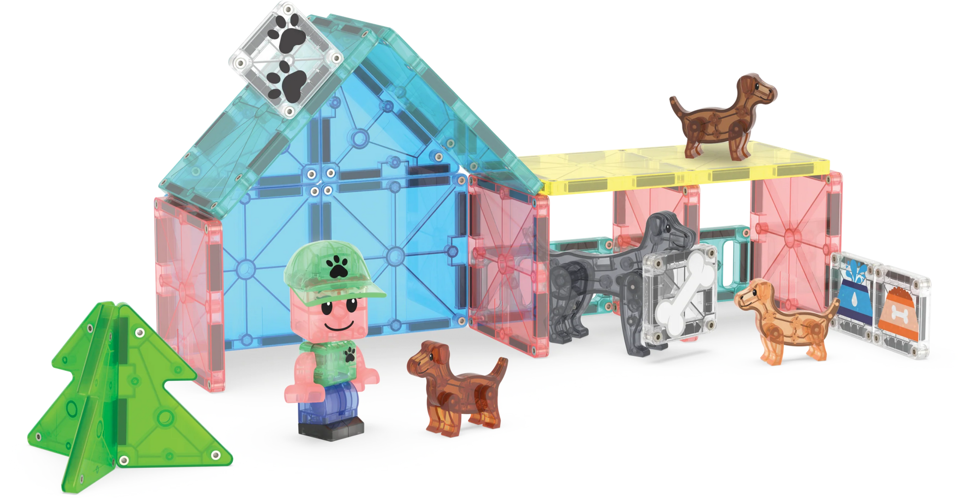 Magna - Tiles - Magna - Tiles Puppy Park 27 - delige set - Playlaan