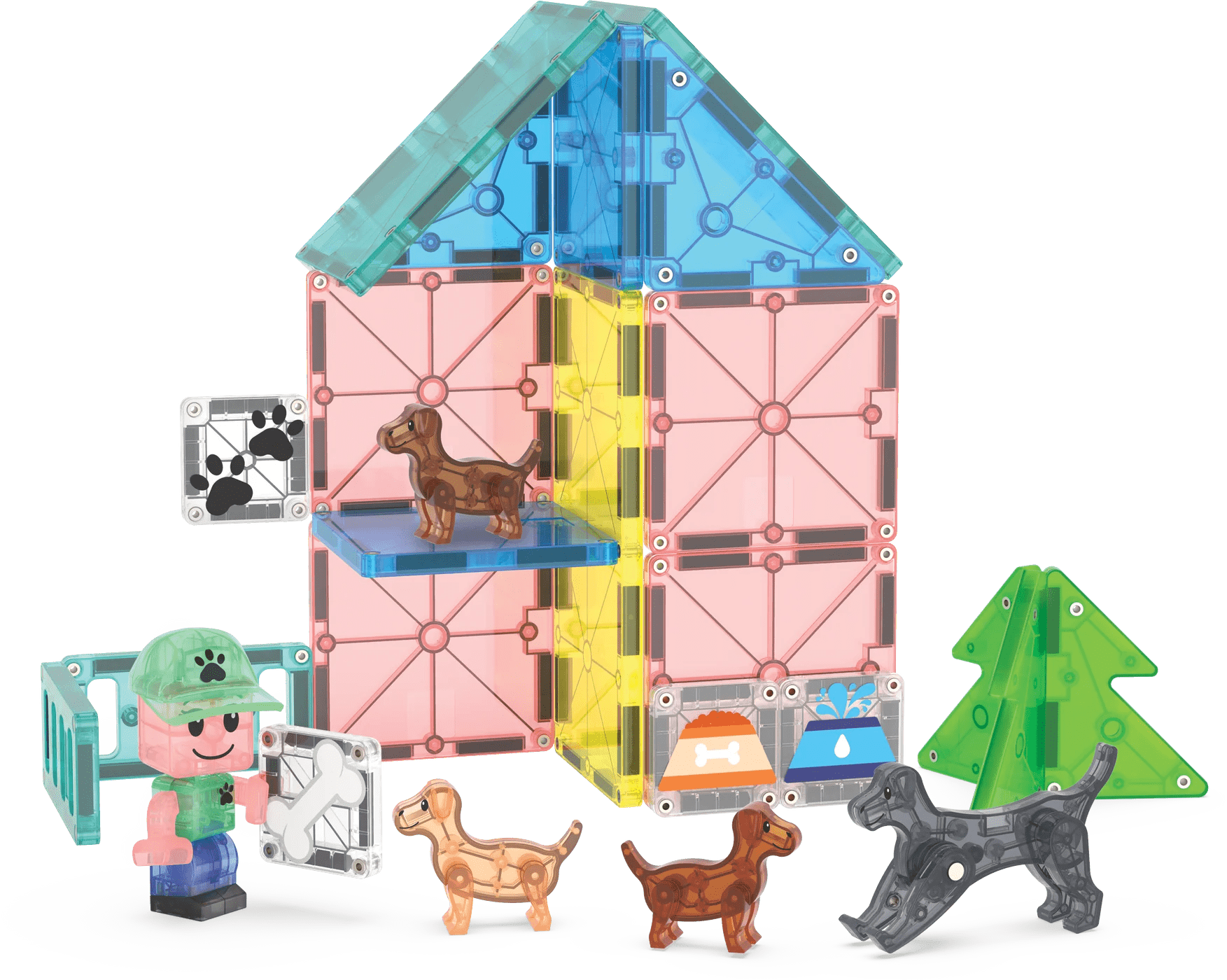 Magna - Tiles - Magna - Tiles Puppy Park 27 - delige set - Playlaan