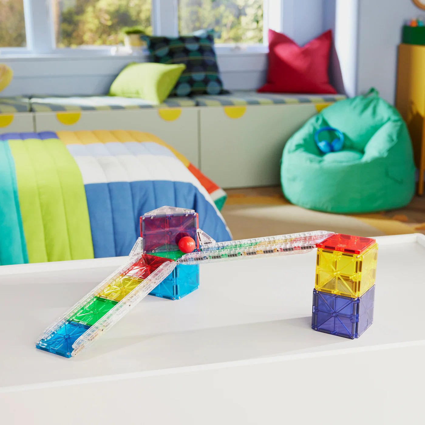 Magna - Tiles - Magna - Tiles Rail Racers 33 - delig set - Playlaan