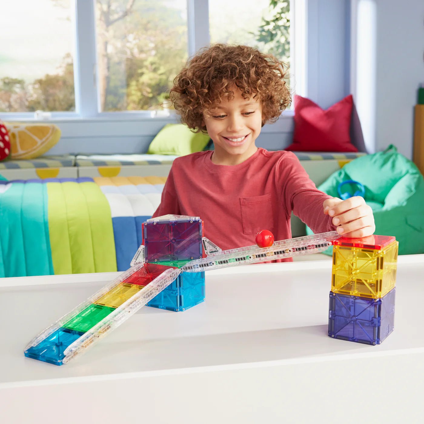 Magna - Tiles - Magna - Tiles Rail Racers 33 - delig set - Playlaan