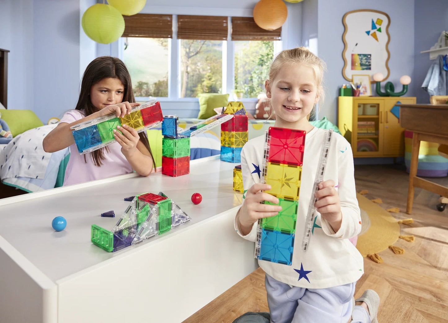 Magna - Tiles - Magna - Tiles Rail Racers Deluxe 90 - Piece Set - Playlaan