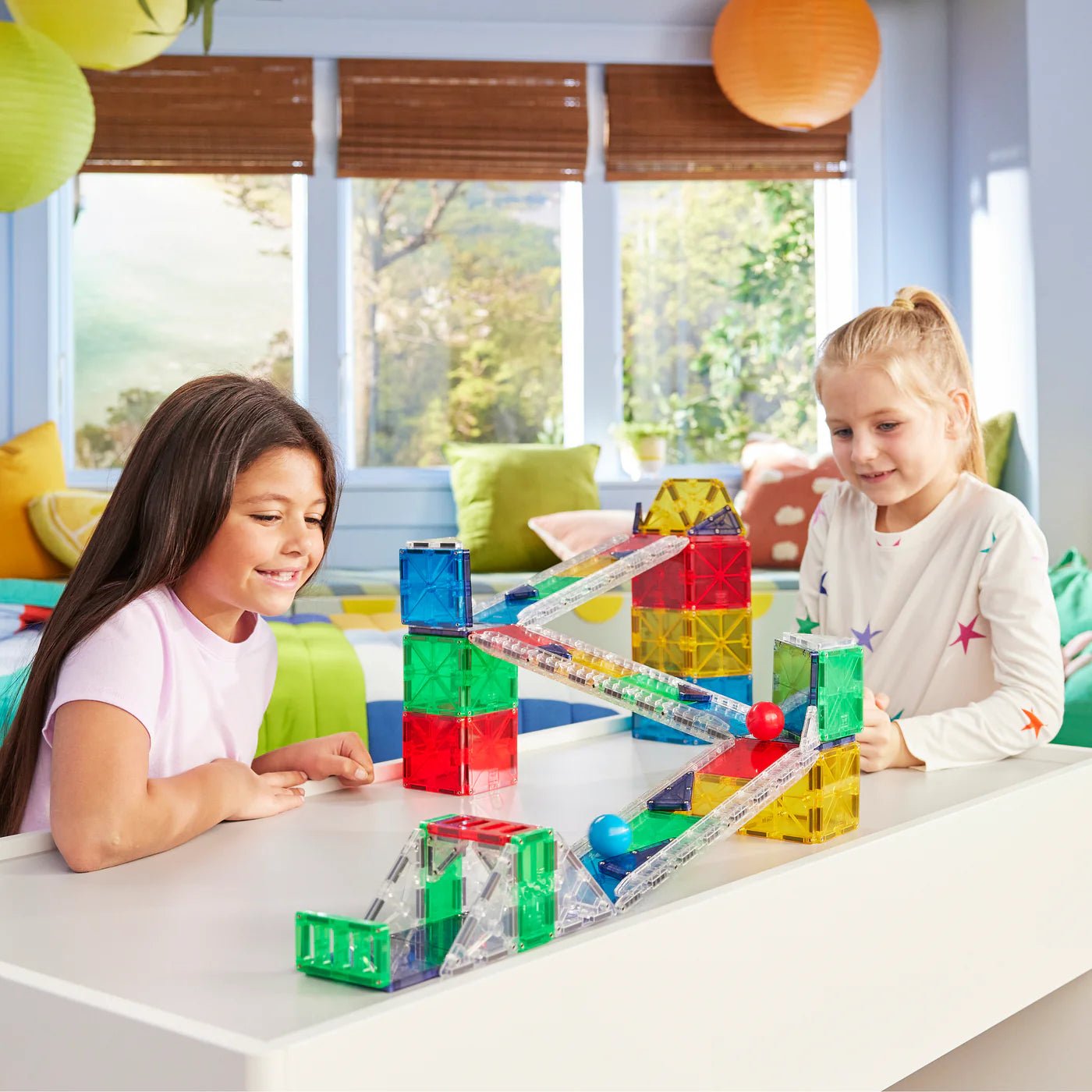 Magna - Tiles - Magna - Tiles Rail Racers Deluxe 90 - Piece Set - Playlaan