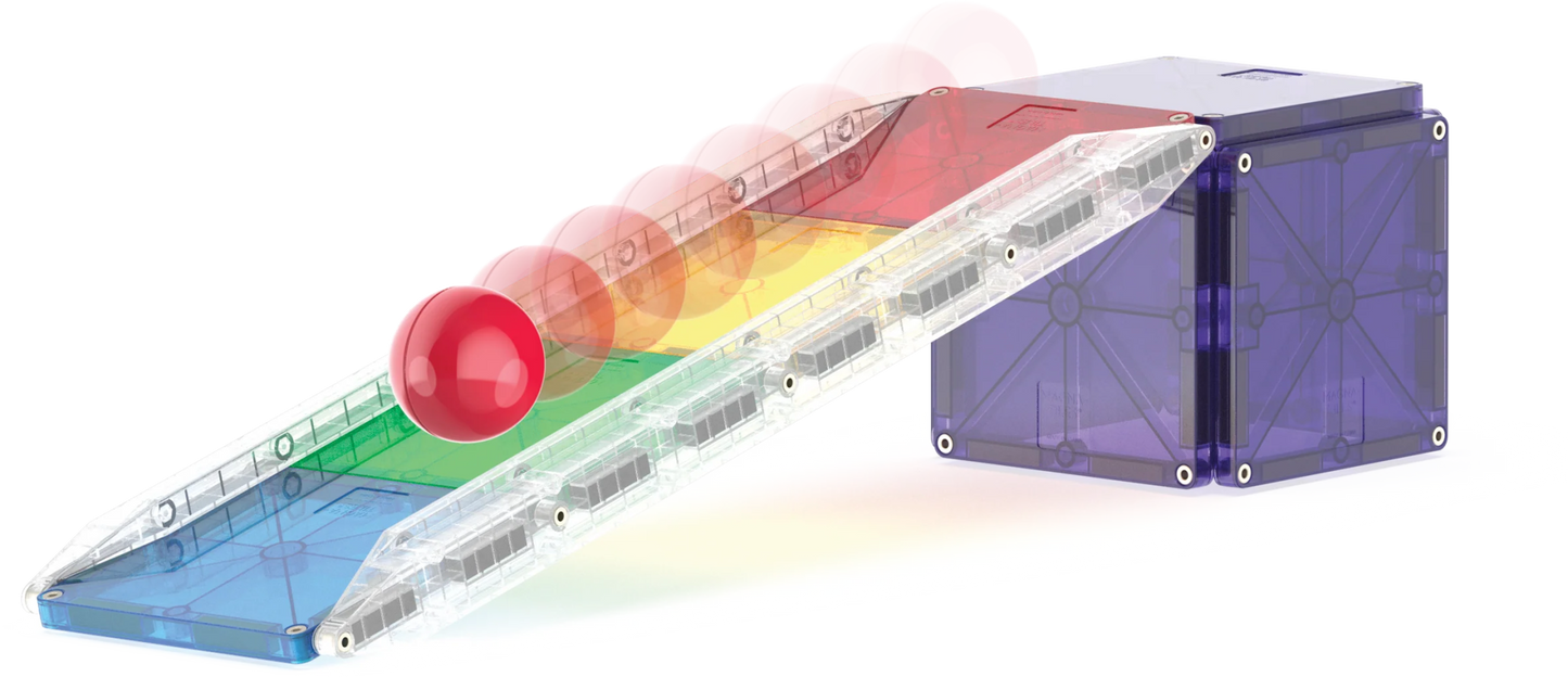 Magna - Tiles - Magna - Tiles Rail Racers Deluxe 90 - Piece Set - Playlaan