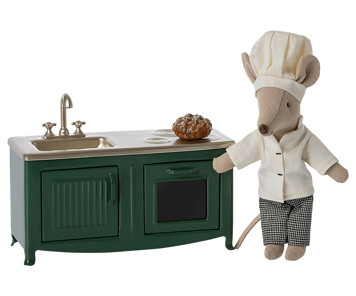 Maileg - Kitchen, Mouse - Dark green - Playlaan