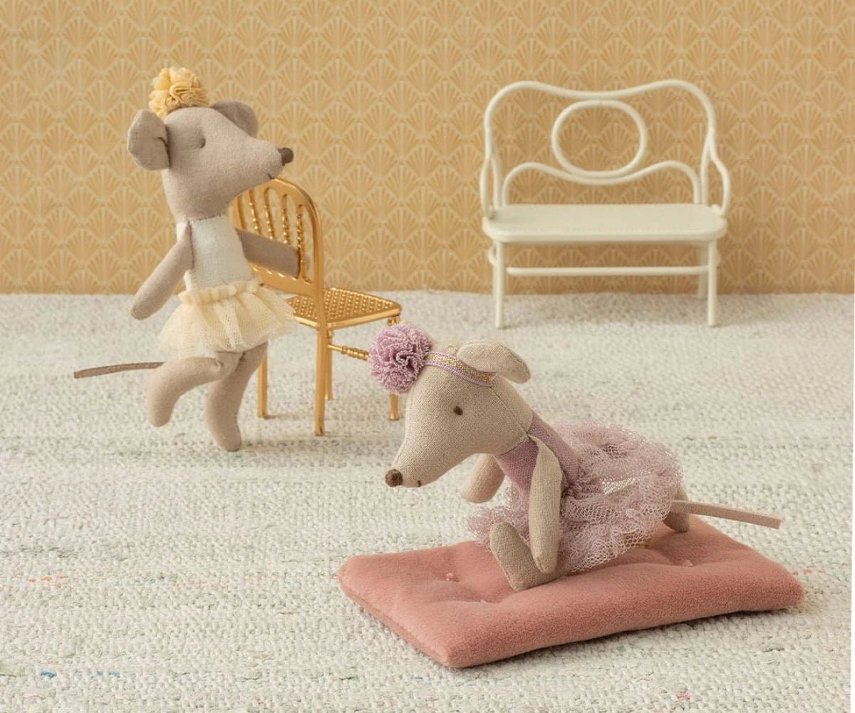 Maileg - Maileg - Ballerina mouse, Little sister - Off white - Playlaan