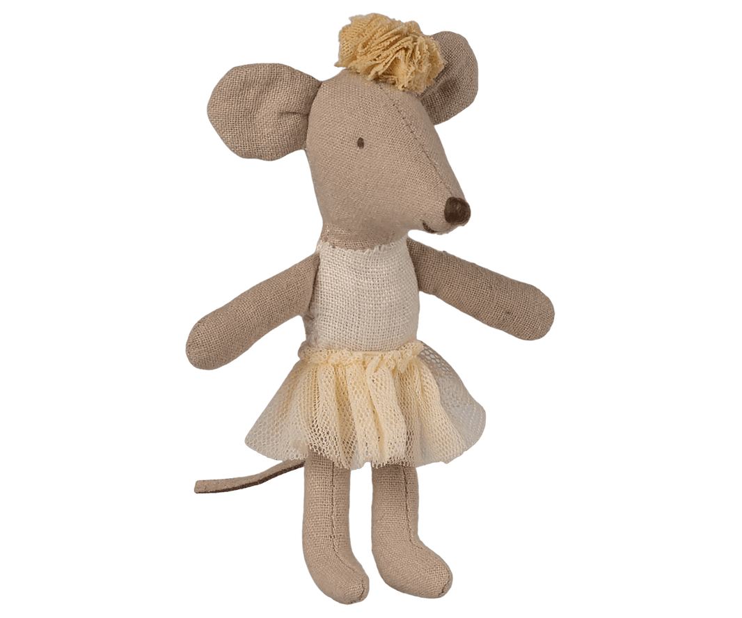 Maileg - Maileg - Ballerina mouse, Little sister - Off white - Playlaan
