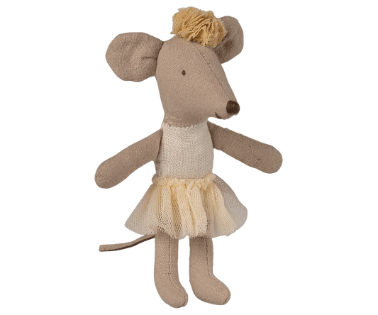 Maileg - Maileg - Ballerina mouse, Little sister - Off white - Playlaan