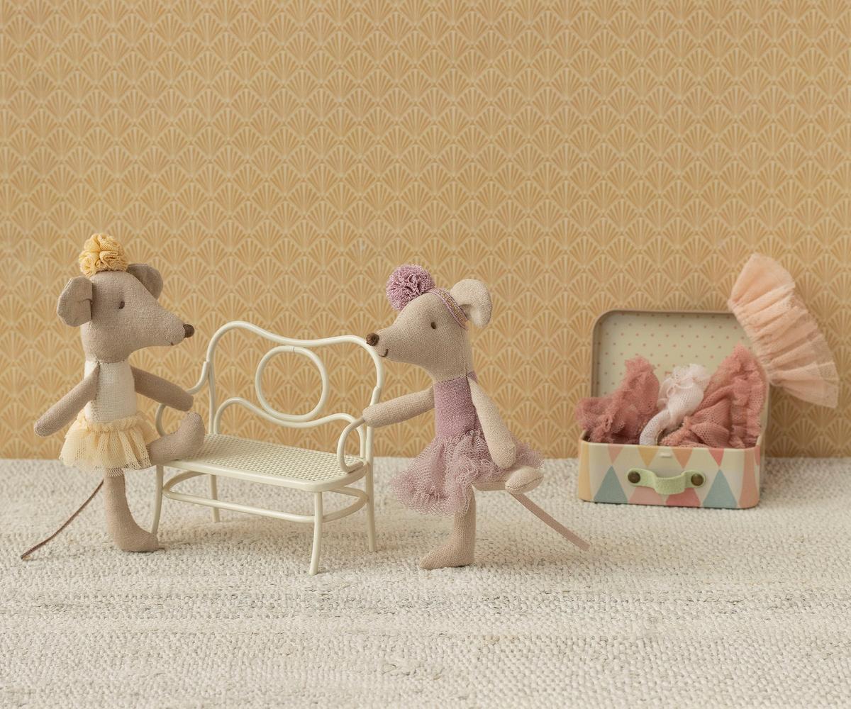 Maileg - Maileg - Ballerina mouse, Little sister - Off white - Playlaan