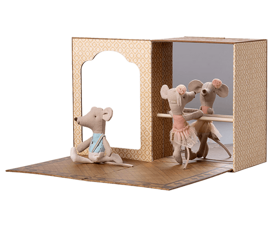 Maileg - Maileg - Balletmuizen in dansstudio - Kleine zus en broer - Playlaan