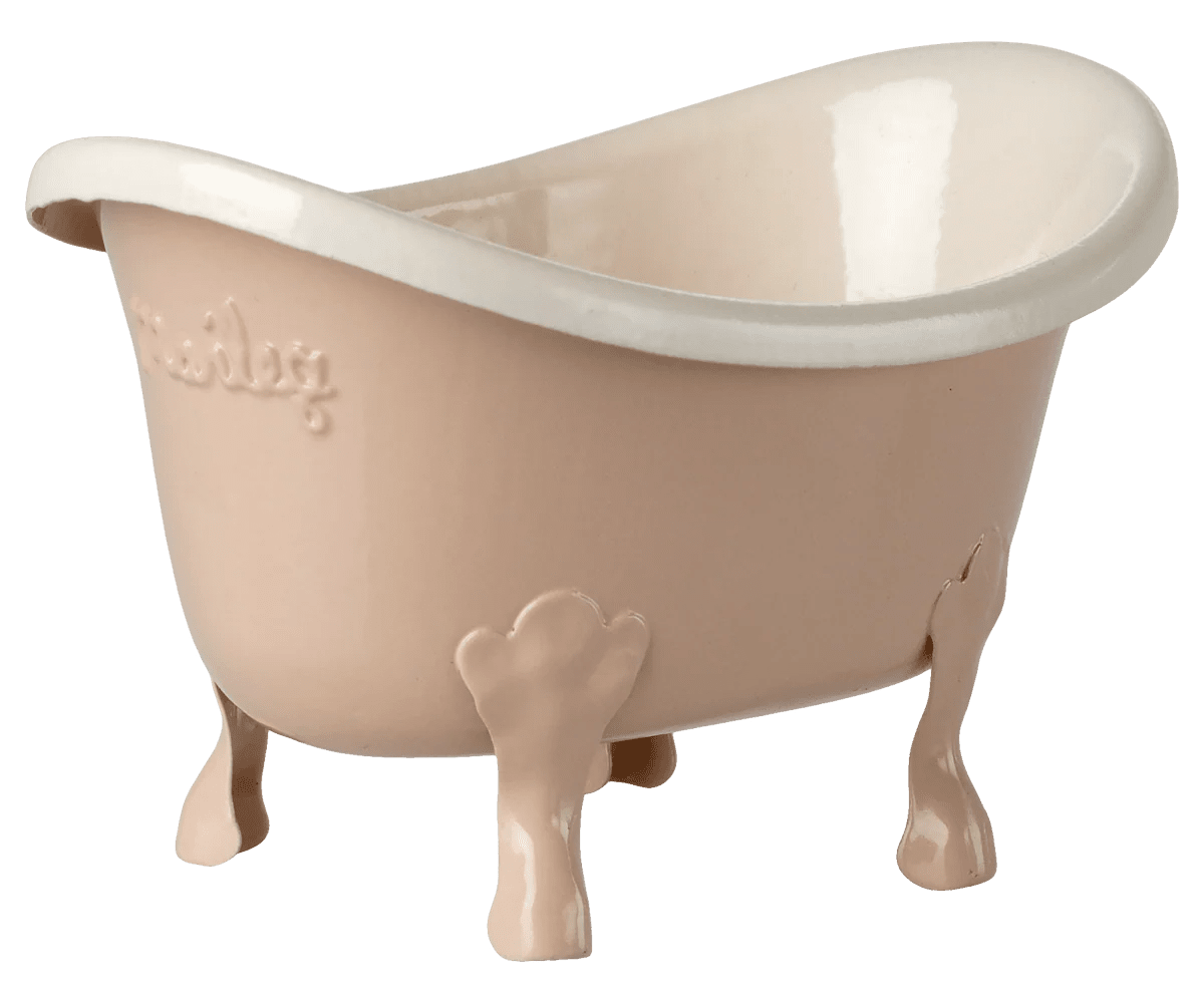 Maileg - Maileg - Bathtub, Mouse - Rose - Playlaan