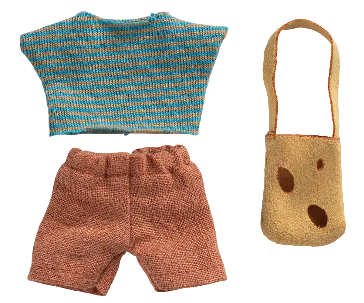 Maileg - Maileg - Clothes and bag, Little brother mouse - Playlaan