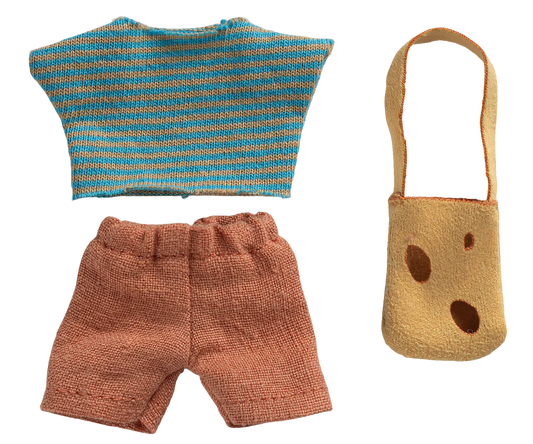 Maileg - Maileg - Clothes and bag, Little brother mouse - Playlaan