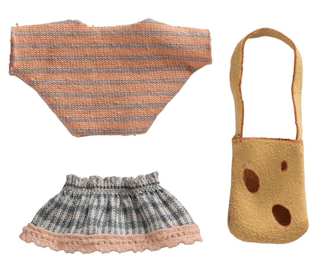 Maileg - Maileg - Clothes and bag, Little sister mouse - Playlaan