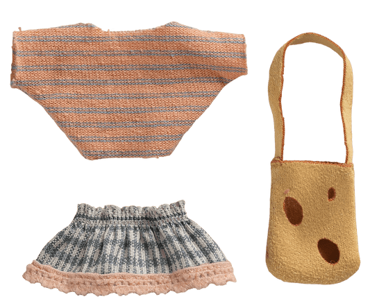 Maileg - Maileg - Clothes and bag, Little sister mouse - Playlaan