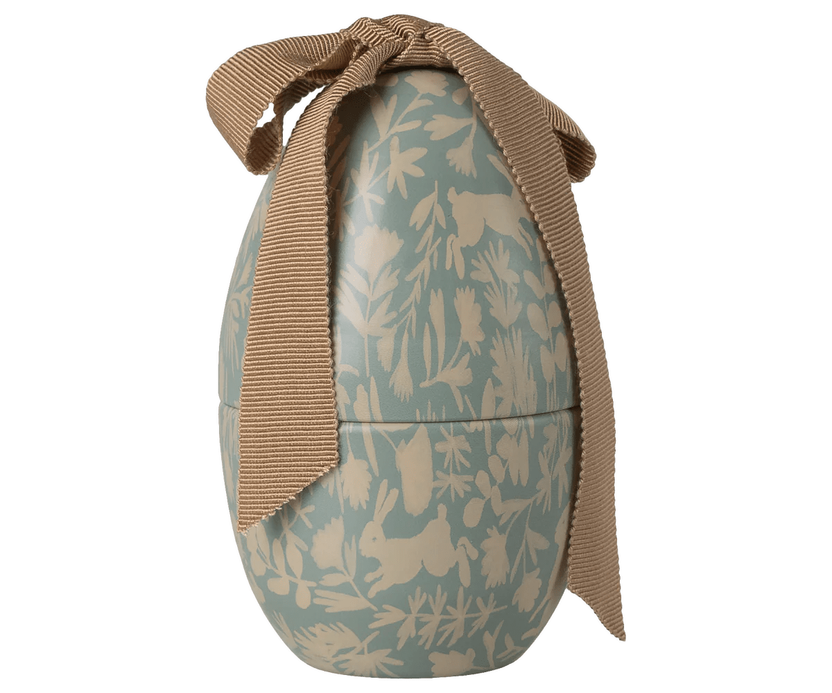 Maileg - Maileg - Decoratief paasei - klein - Stofblauw - Playlaan