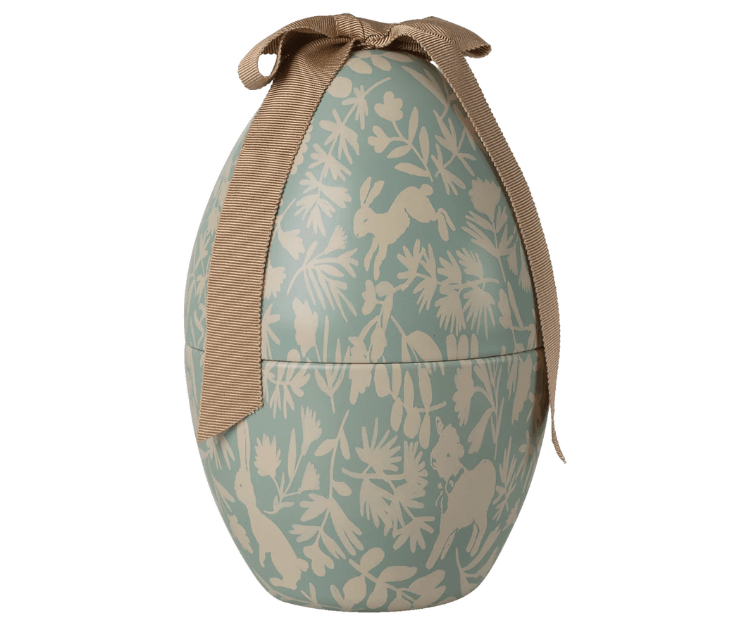 Maileg - Maileg - Decoratief paasei - medium - Stofblauw - Playlaan