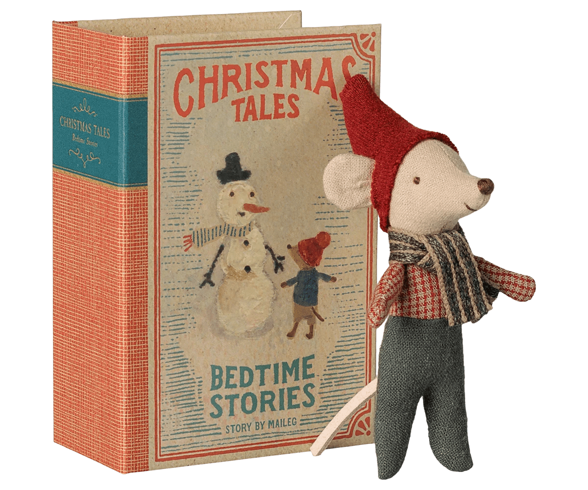 Maileg - Maileg - Kerstmuisje Baby in Boek - Playlaan