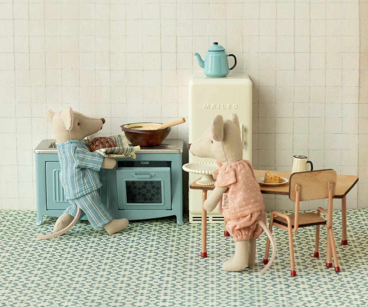 Maileg - Maileg - Keuken voor muizen poppenhuis - Blauw - Playlaan