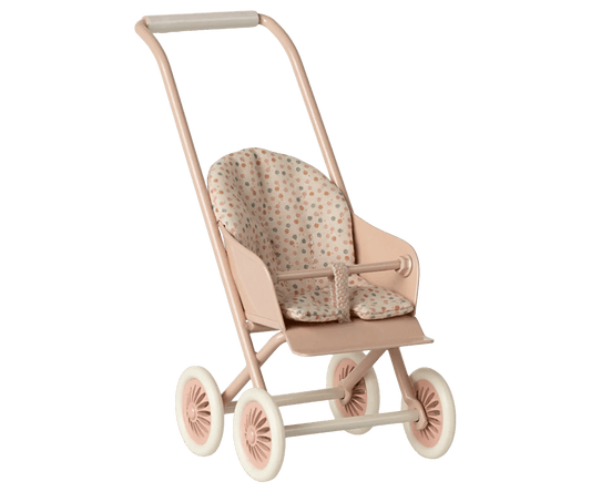 Maileg - Maileg - Kinderwagen, Micro - Poeder - Playlaan