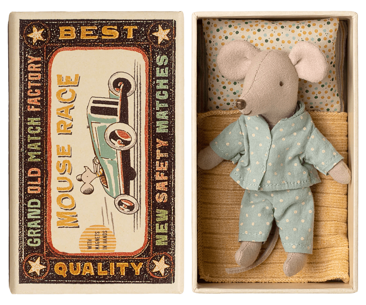 Maileg - Maileg - Kleine broer muis in luciferdoosje - Playlaan