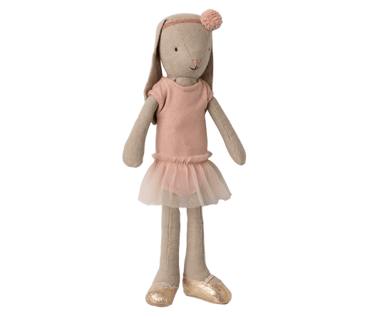 Maileg - Maileg - Konijn ballerina met balletpakje en rok - roze - classic maat 2 - Playlaan