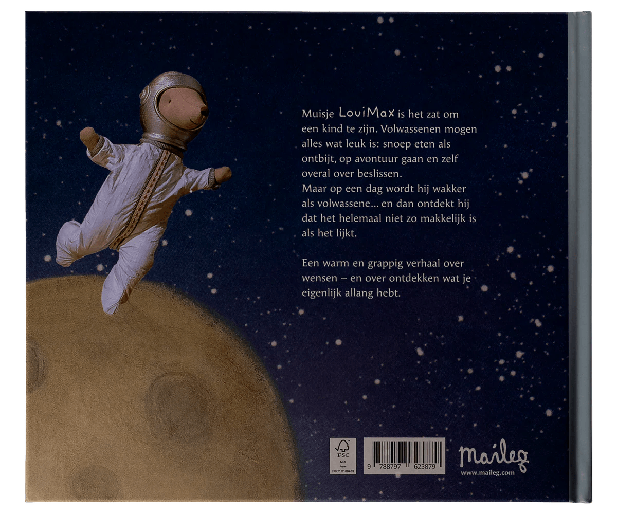Maileg - Maileg - LouiMax boek - Dromen van volwassen zijn - Playlaan
