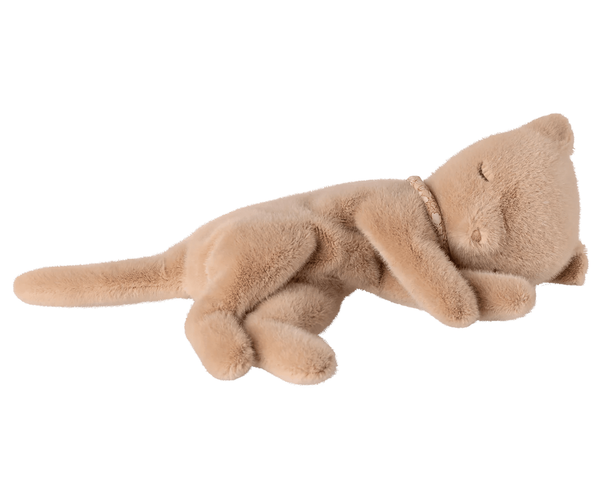 Maileg - Maileg - Pluche slapend knuffelkatje - Crème perzik - Playlaan