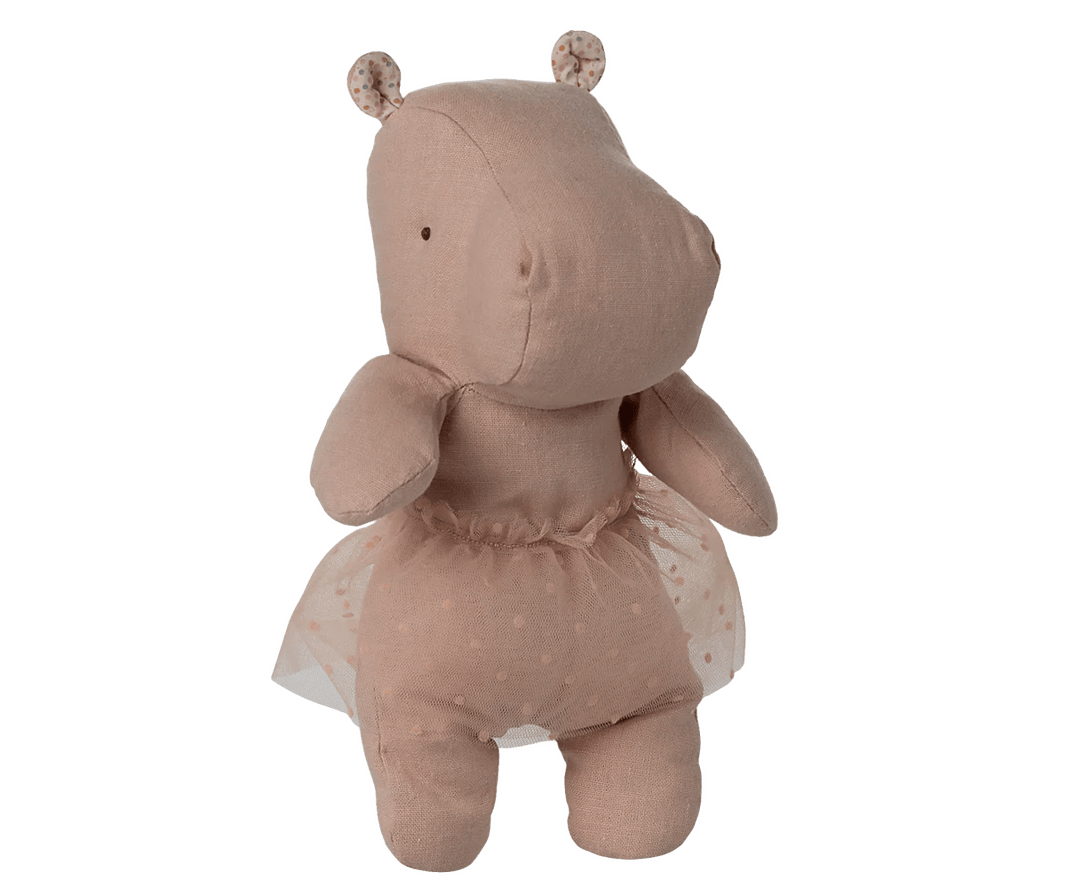 Maileg - Maileg - Safari Friends, Nijlpaard met rok, Small - Roze - Playlaan
