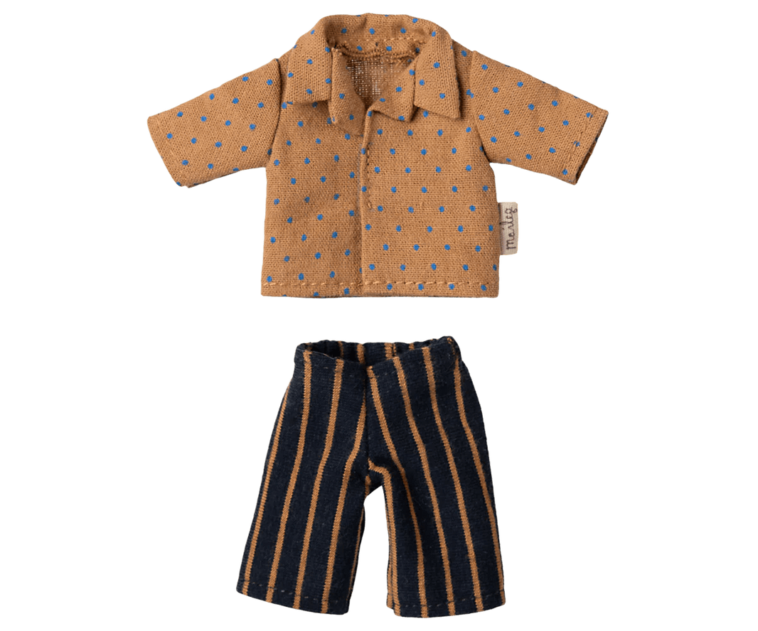 Maileg - Maileg - Shirt en gestreepte broek voor Vader Muis - Playlaan
