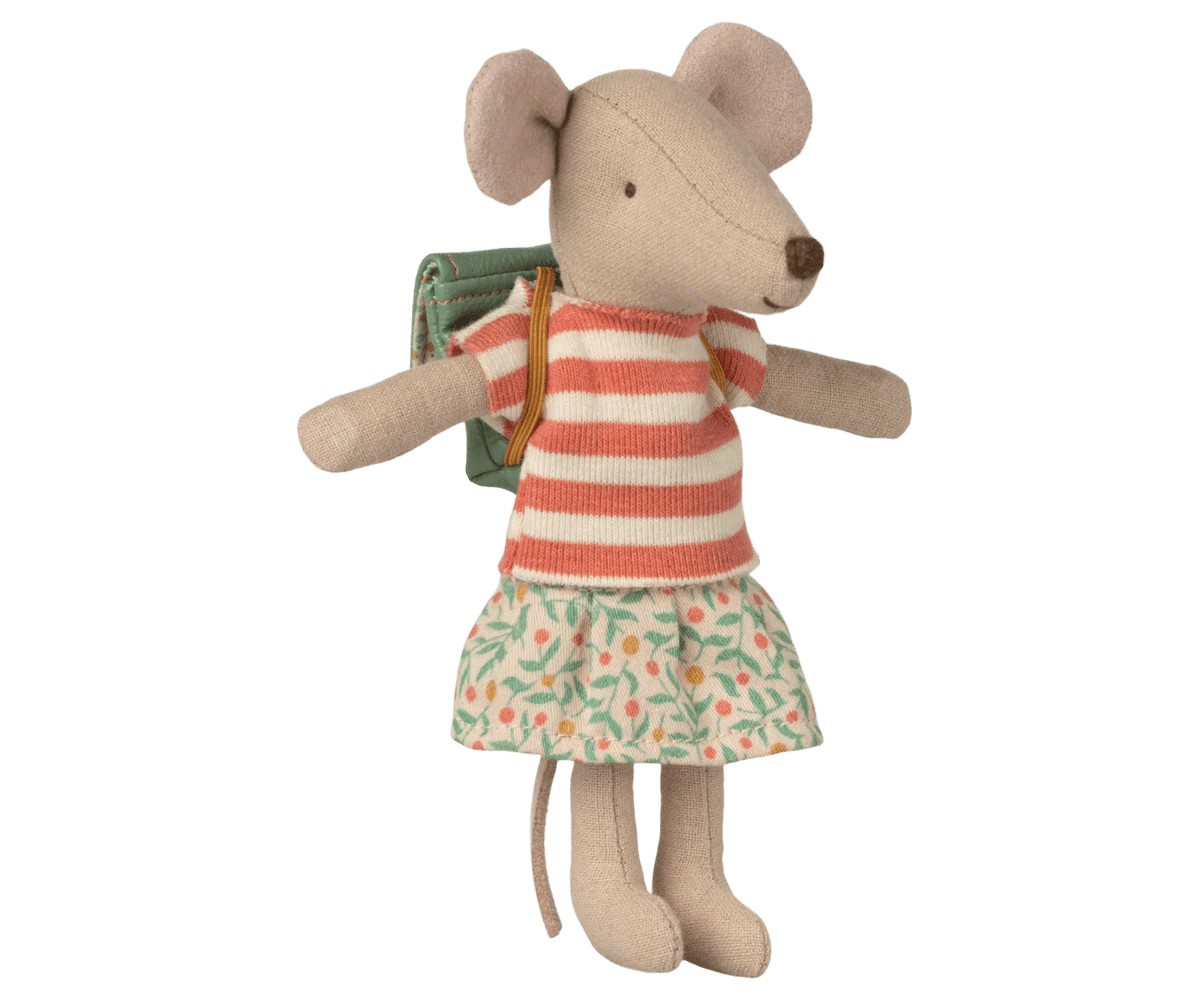 Maileg - Maileg - Tricycle mouse, Big sister - Green - Playlaan