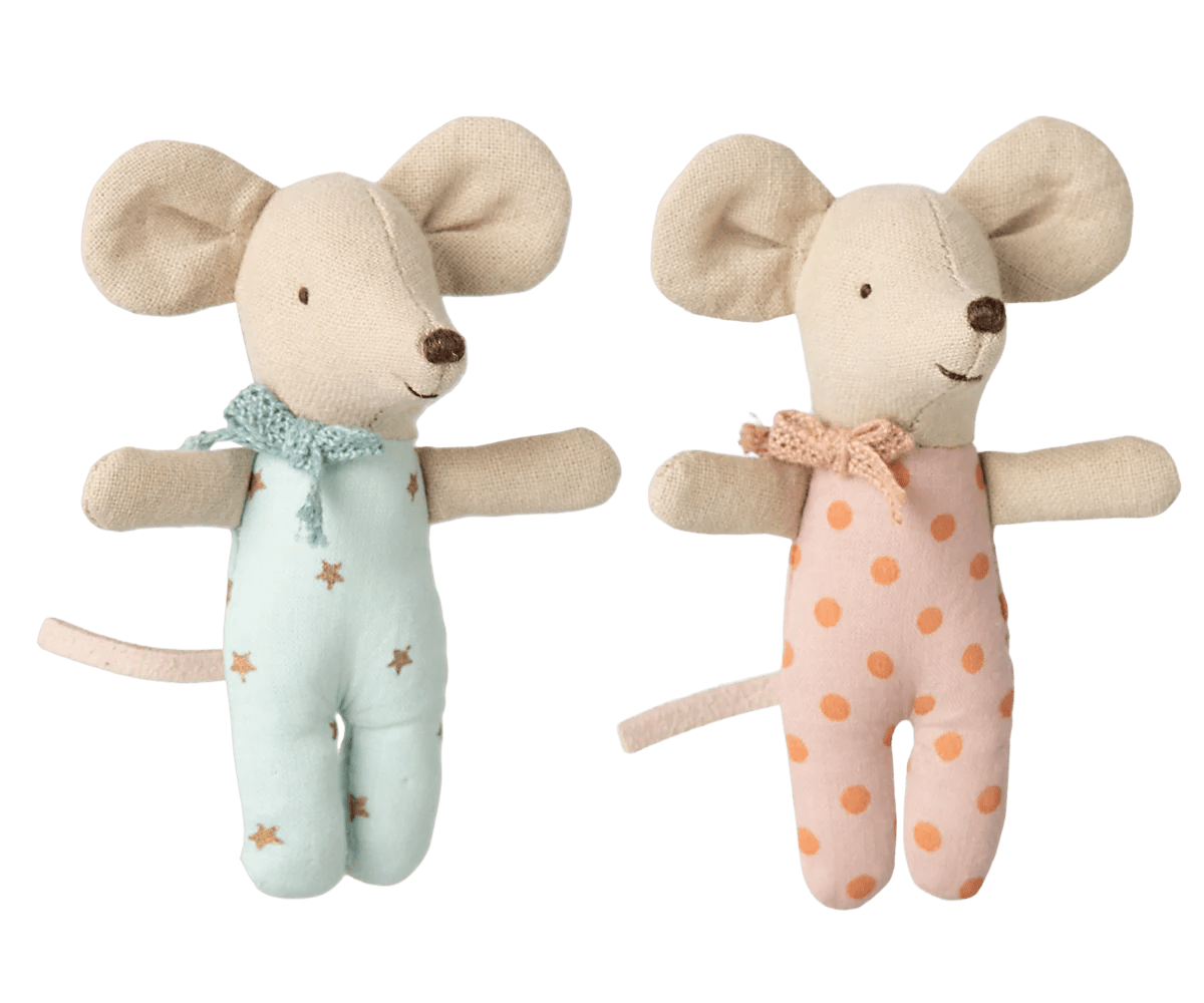 Maileg - Maileg - Twins, Baby mice in matchbox - Playlaan