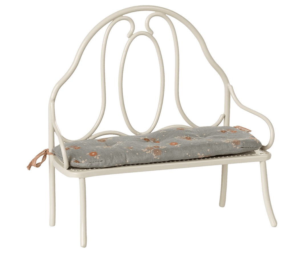 Maileg - Maileg - Vintage bankje Miniatuur - Gebroken wit - Playlaan